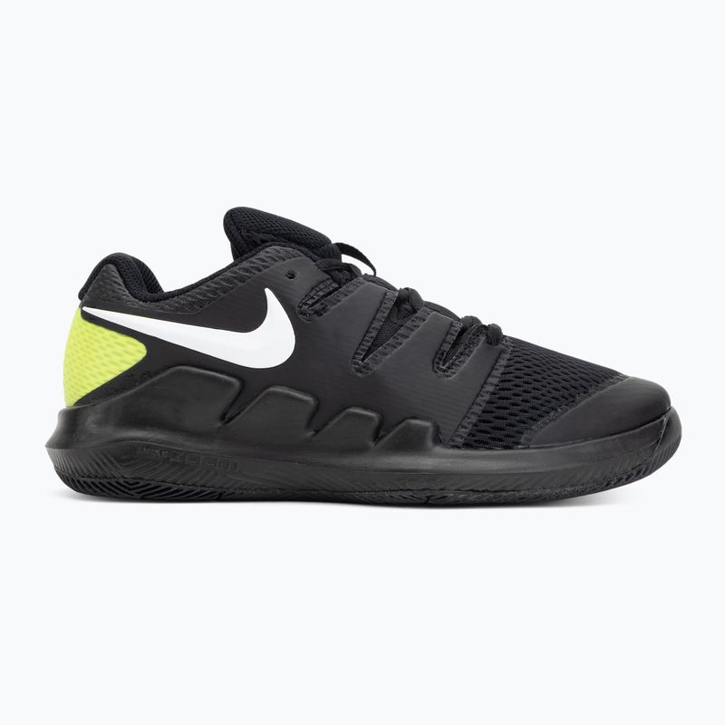 Încălțăminte de tenis pentru copii Nike Court Vapor X Jr black/volt/white 2