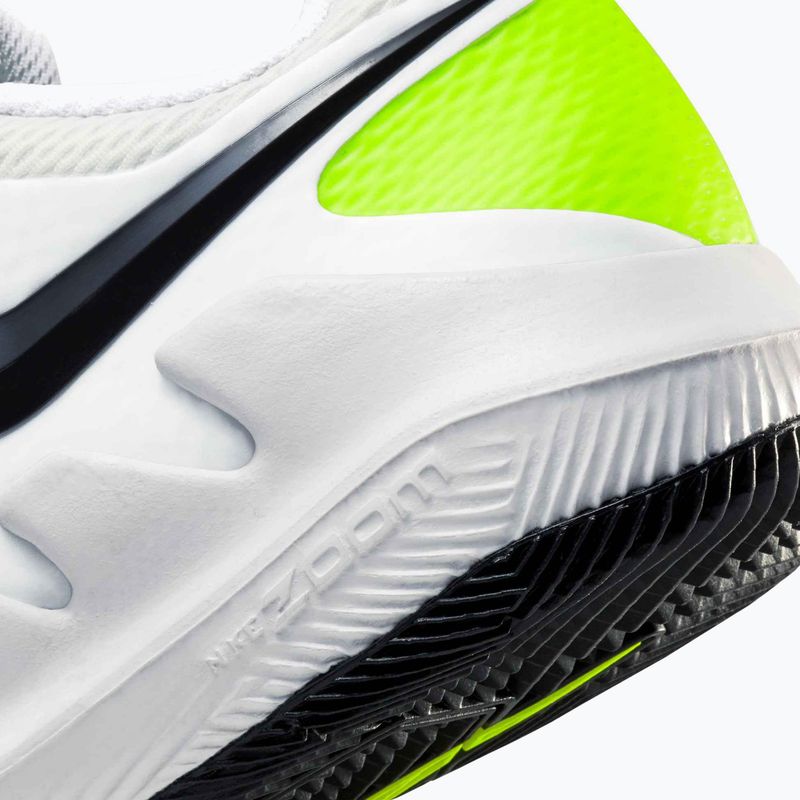 Încălțăminte de tenis pentru copii Nike Court Vapor X Jr white/volt/black 8