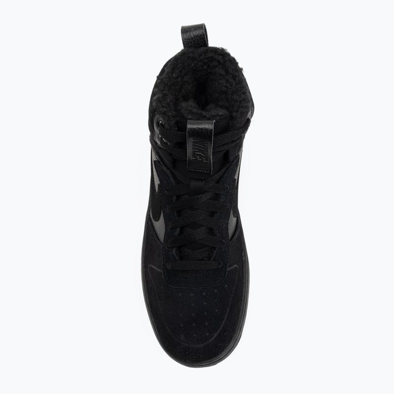 Încălțăminte pentru copii Nike Court Borough Mid 2 black/black/black 5
