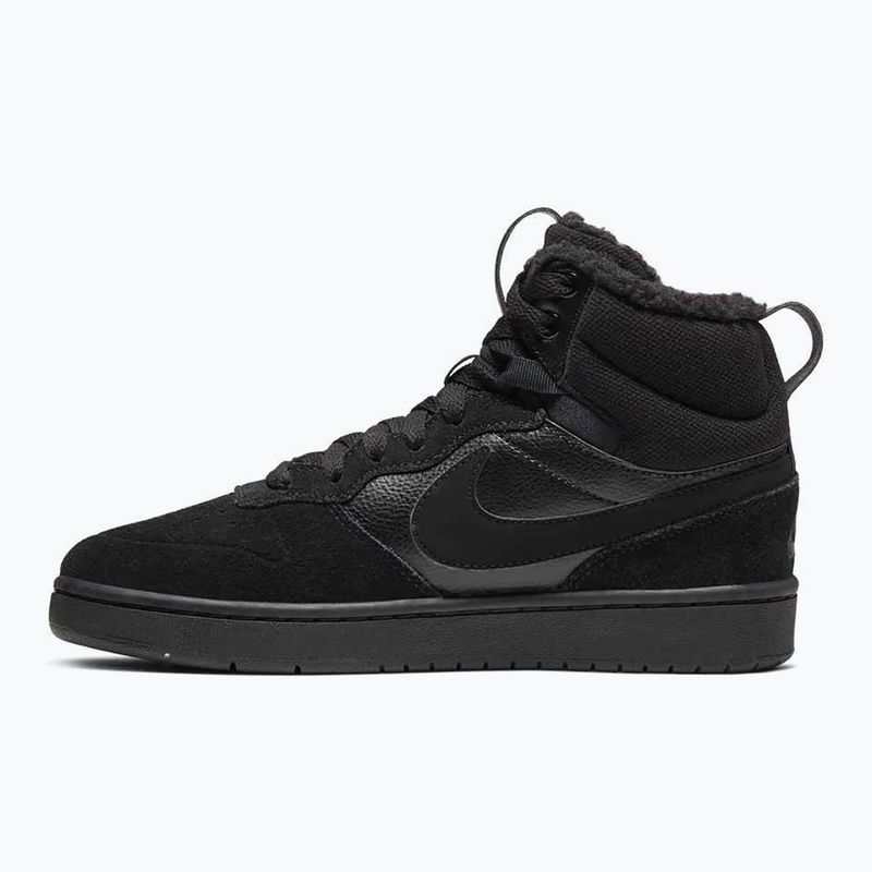 Încălțăminte pentru copii Nike Court Borough Mid 2 black/black/black 2