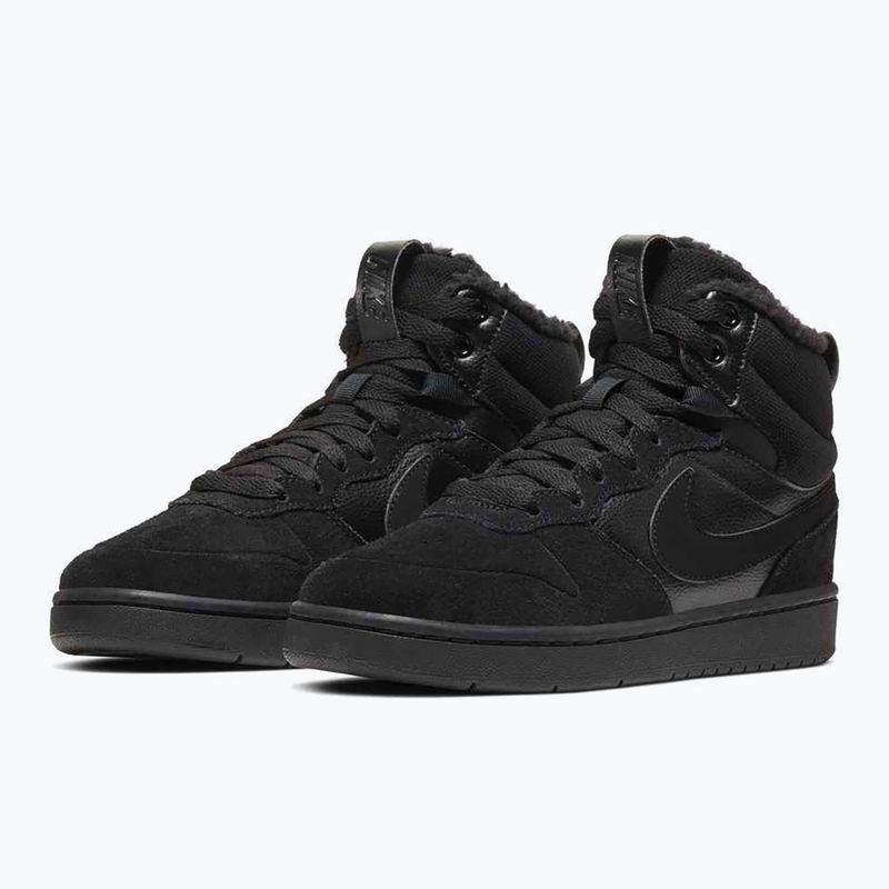 Încălțăminte pentru copii Nike Court Borough Mid 2 black/black/black 3