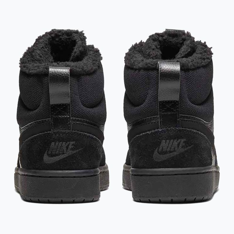 Încălțăminte pentru copii Nike Court Borough Mid 2 black/black/black 4
