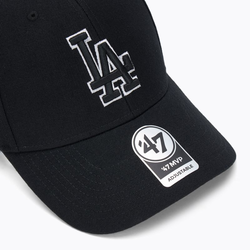 Șapcă 47 Brand MLB Los Angeles Dodgers MVP black 3