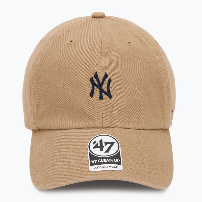 Șapcă 47 Brand MLB New York Yankees Base Runner CLEAN UP khaki 2