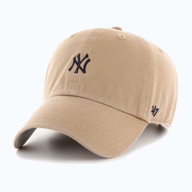 Șapcă 47 Brand MLB New York Yankees Base Runner CLEAN UP khaki