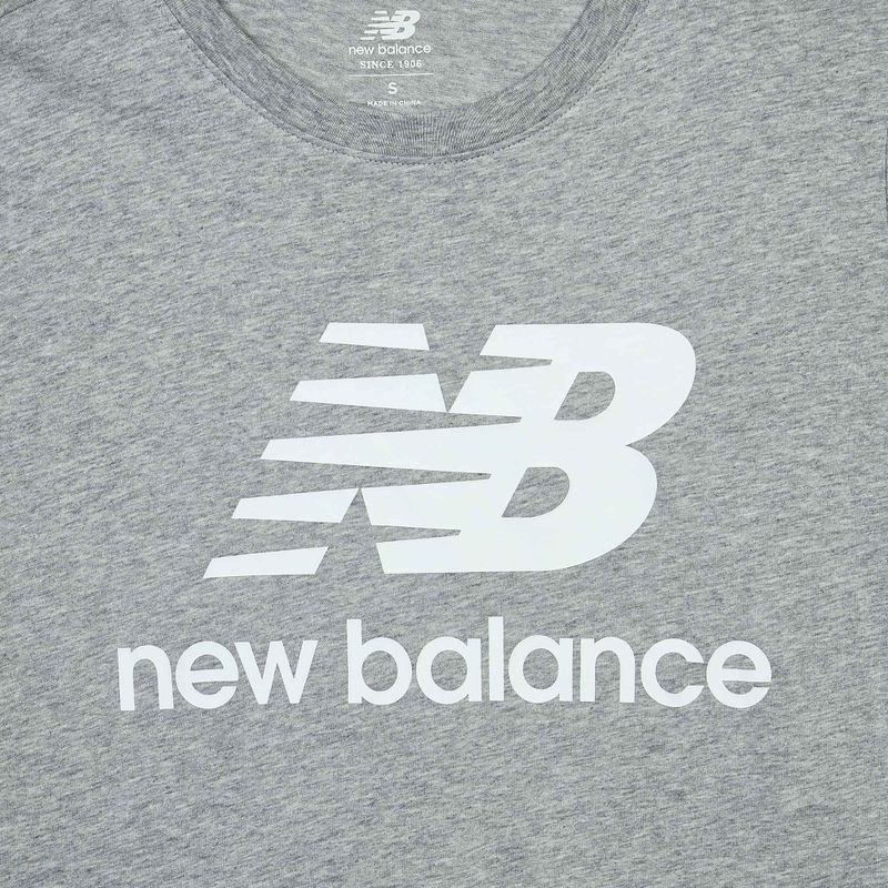 Tricou pentru bărbați New Balance Essentials Stacked Logo grey 3