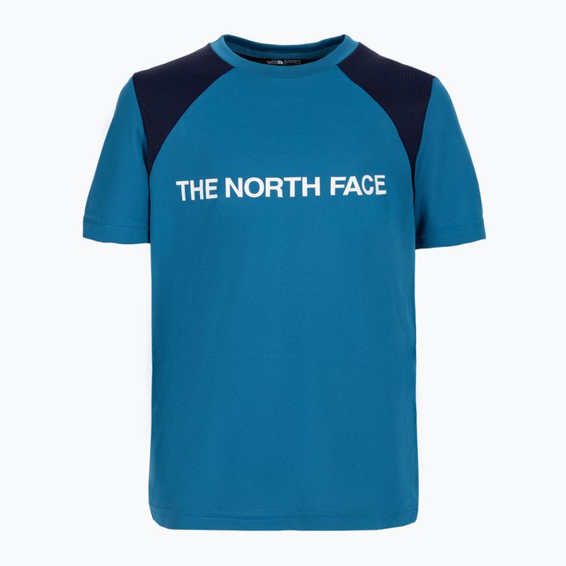 Cămașă de trekking pentru copii The North Face Never Stop SS albastru NF0A5J3OM191