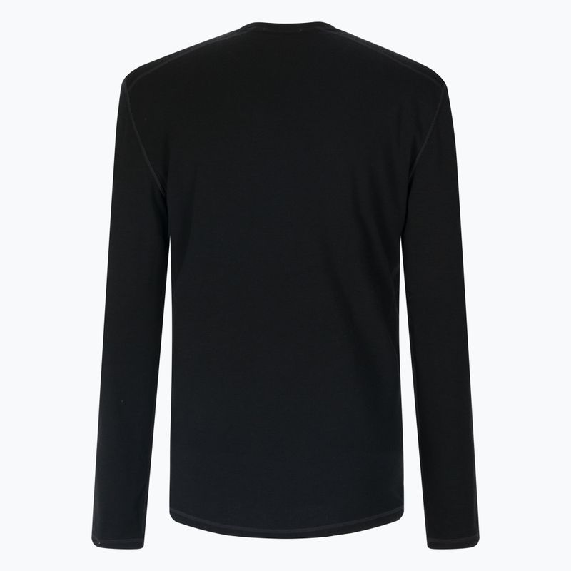 Bluză termică pentru bărbați Smartwool Merino Base Layer Crew Boxed black 2