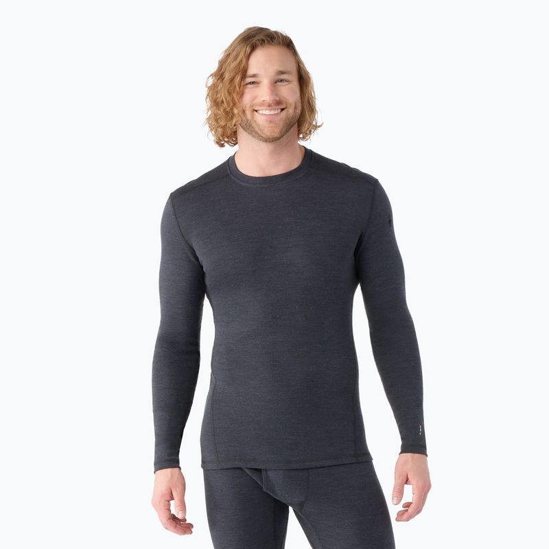 Smartwool Merino 250 Baselayer Crew pentru bărbați Smartwool Merino 250 Baselayer Crew Boxed tricou termal charcoal heather