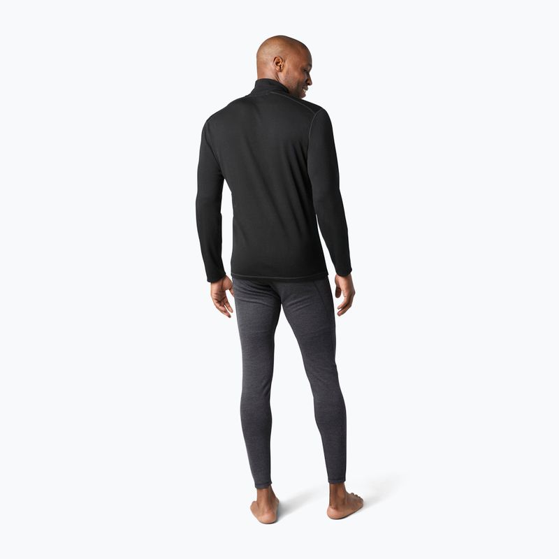 Bluză termoactivă pentru bărbați  Smartwool Merino 250 Baselayer 1/4 Zip Boxed black 3