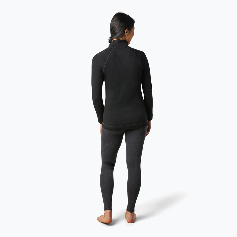 Tricou termic Smartwool Merino 250 Baselayer 1/4 Zip Boxed pentru femei negru 16374 3