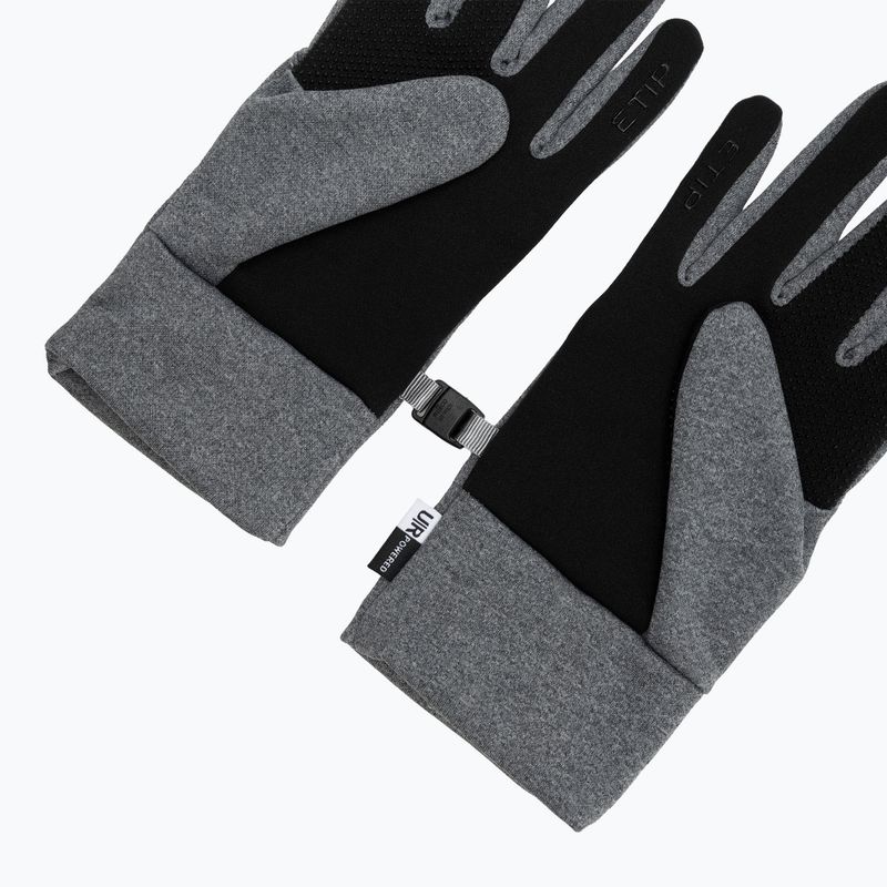Mănuși de trekking pentru bărbați The North Face Etip Recycled medium grey heather 5