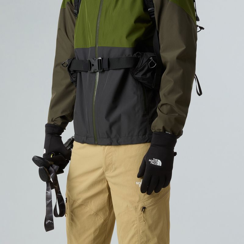 Mănuși de trekking The North Face Etip Recycled black/white 4