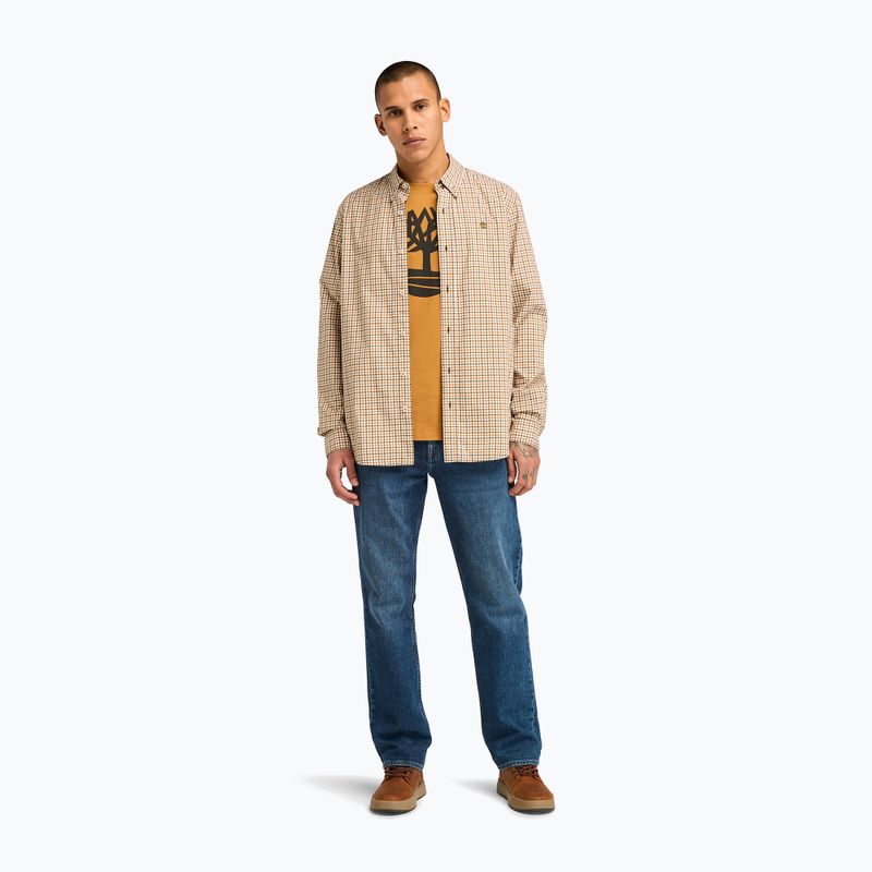 Tricou pentru bărbați  Timberland Kennebec Tree Logo wheat boot 2