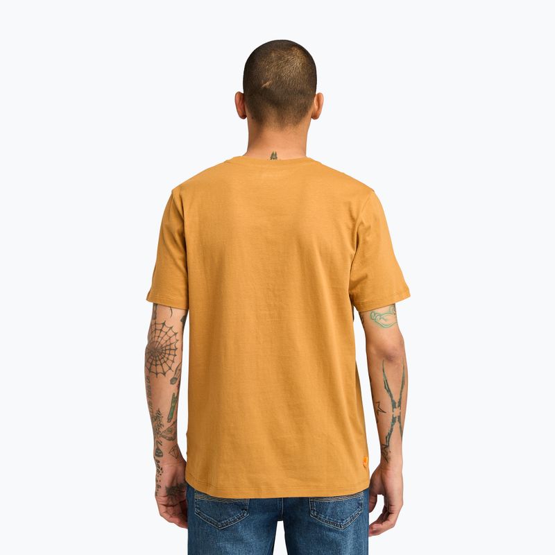 Tricou pentru bărbați  Timberland Kennebec Tree Logo wheat boot 3