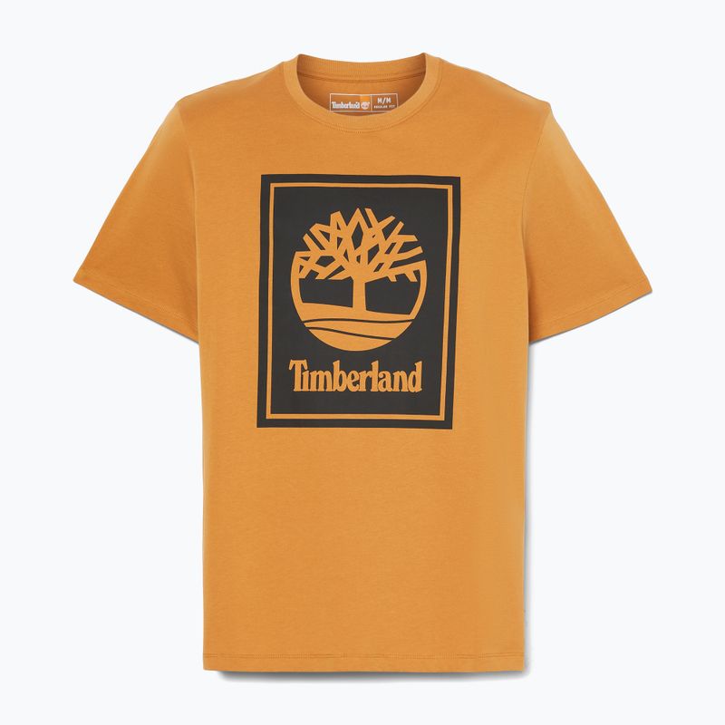 Tricou pentru bărbați  Timberland Kennebec Tree Logo wheat boot 5