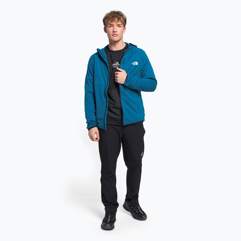 Jachetă fleece pentru bărbați The North Face Canyonlands FZ albastru NF0A5G9UHRN1 2