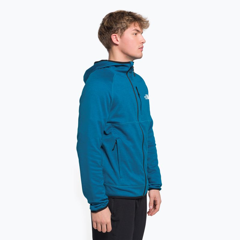 Jachetă fleece pentru bărbați The North Face Canyonlands FZ albastru NF0A5G9UHRN1 3