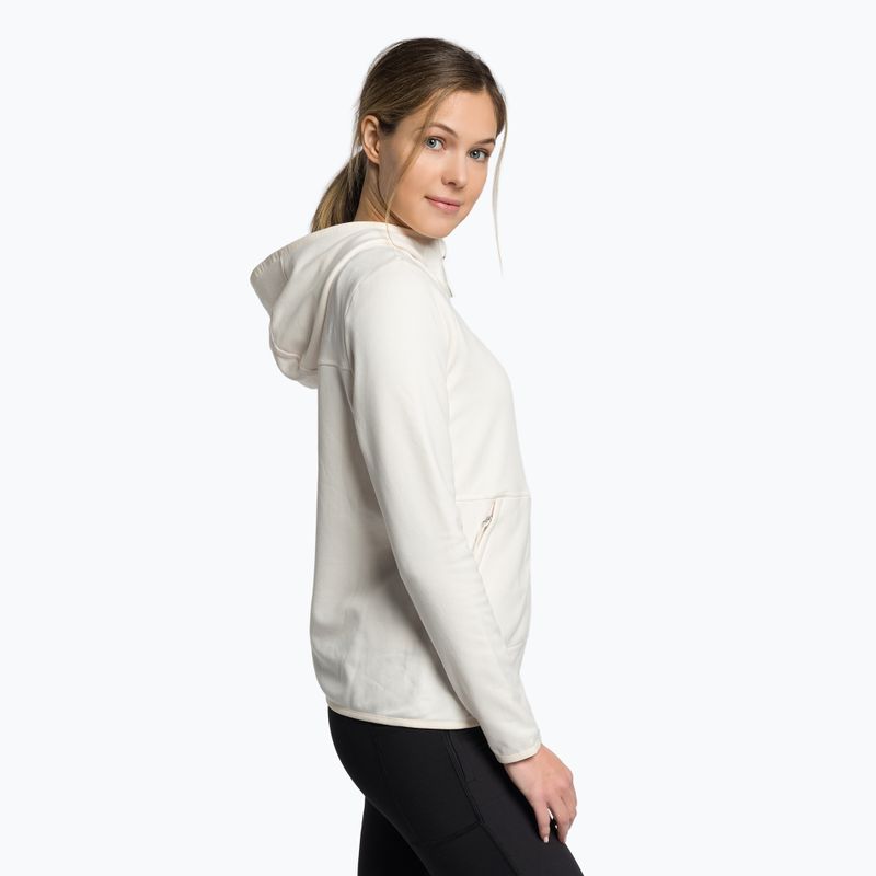 Pulover fleece pentru femei The North Face Canyonlands FZ alb NF0A5GBCR8R1 3