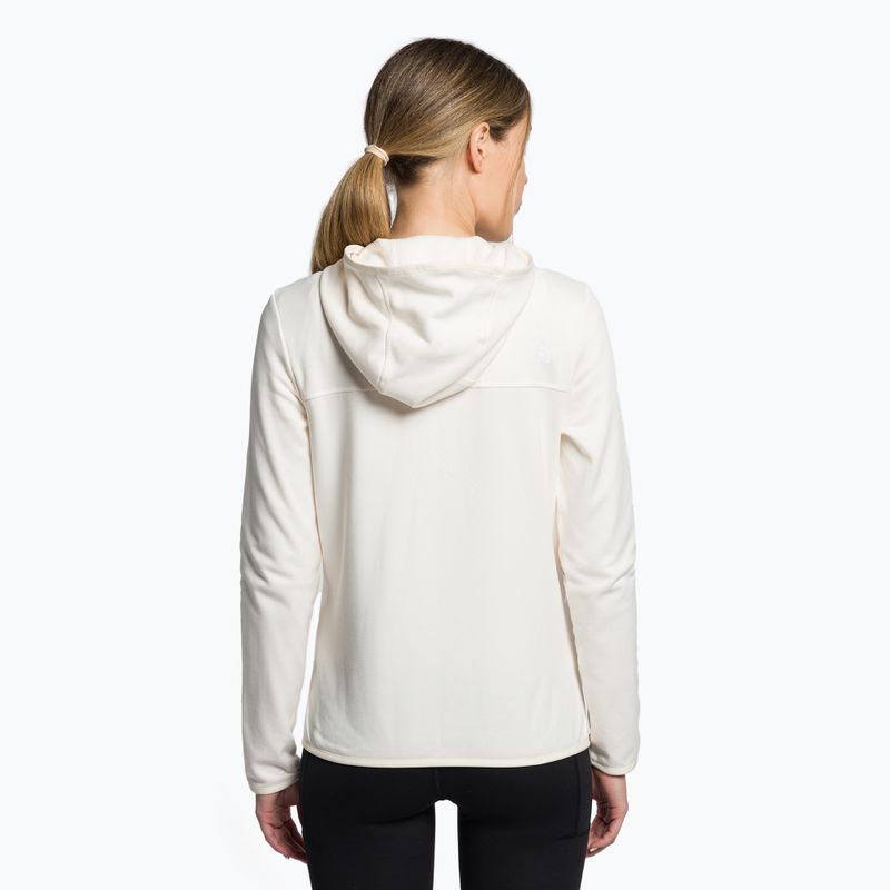 Pulover fleece pentru femei The North Face Canyonlands FZ alb NF0A5GBCR8R1 4