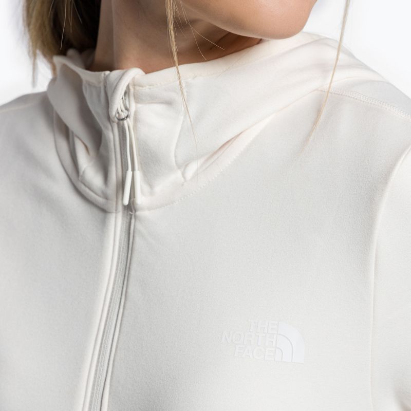 Pulover fleece pentru femei The North Face Canyonlands FZ alb NF0A5GBCR8R1 6