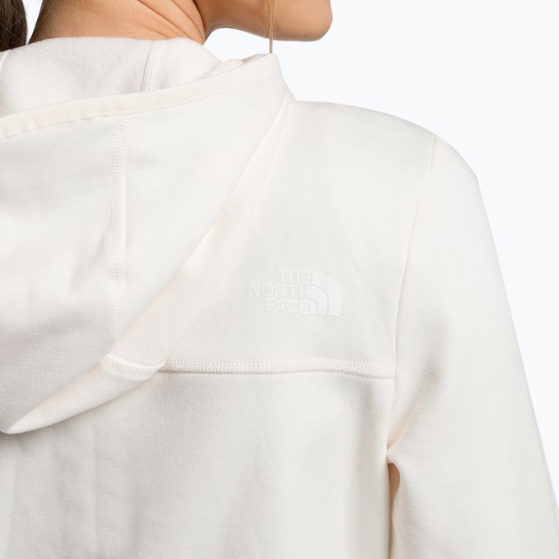Pulover fleece pentru femei The North Face Canyonlands FZ alb NF0A5GBCR8R1 7