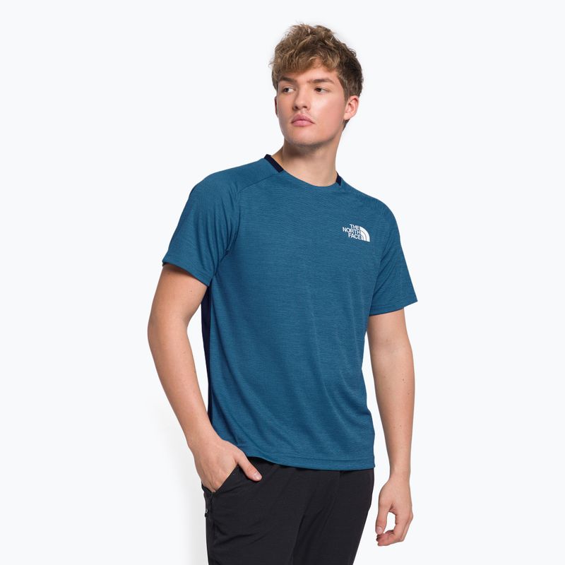 Cămașă bărbătească cu mânecă scurtă The North Face Ma albastru NF0A5IEU5V91