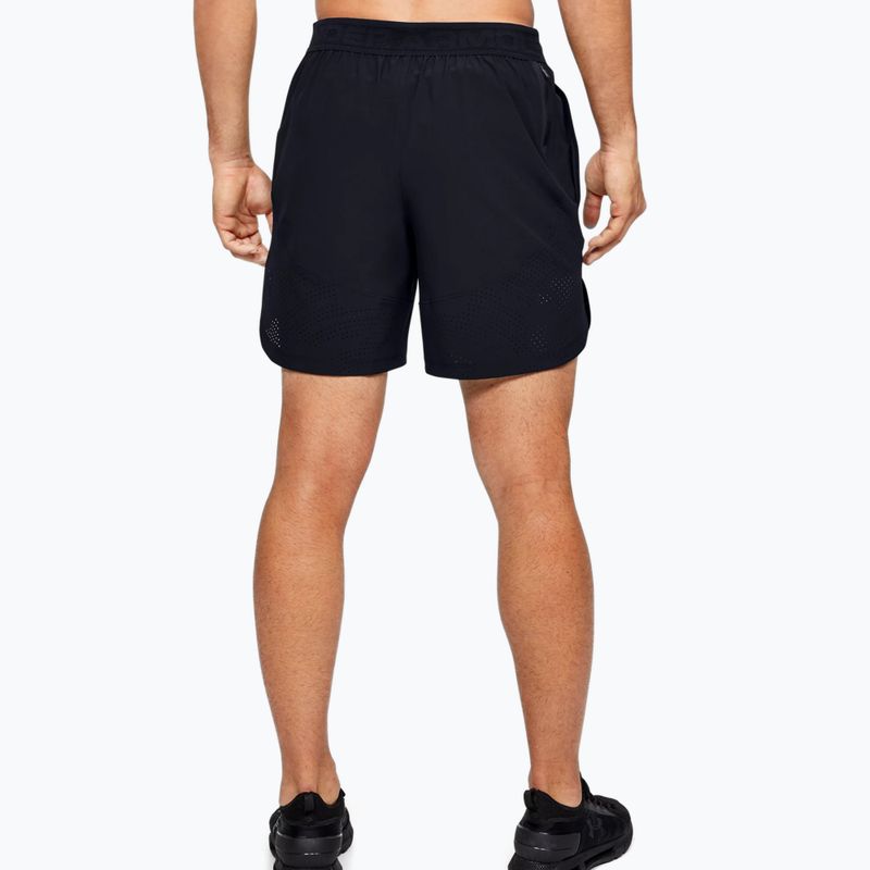 Pantaloni scurți de antrenament pentru bărbați Under Armour Ua Stretch-Woven negru 1351667-001 4