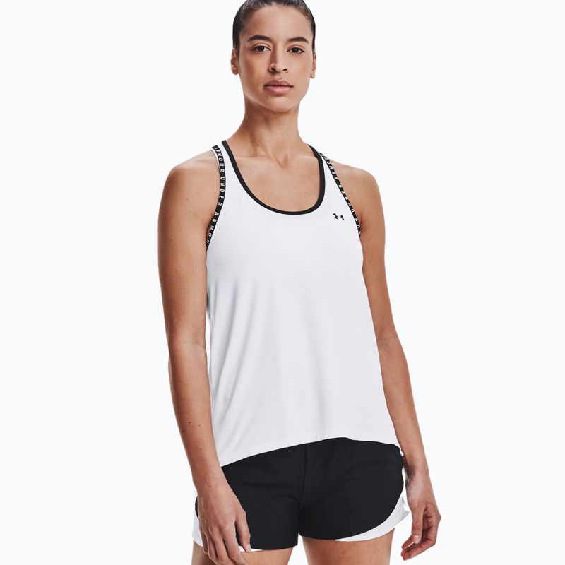 Under Armour Knockout Tank tricou de antrenament pentru femei alb 1351596 7