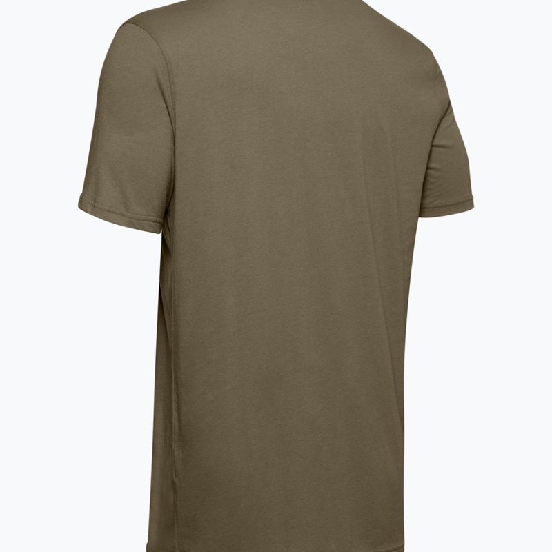 Under Armour cămașă de trekking pentru bărbați M Tac Bumbac maro 1351776 2