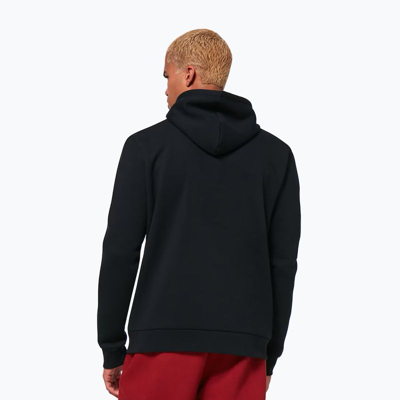 Hanorac pentru bărbați Oakley Bark 2.0 Hoodie FZ black/white 3