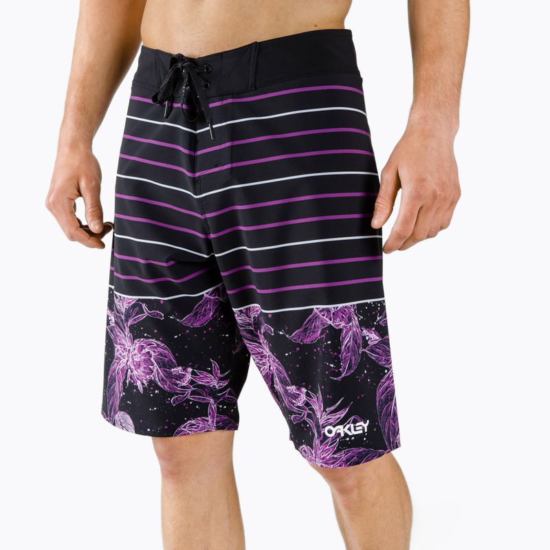 Pantaloni scurți de baie Oakley Retro Split 21 pentru bărbați, mov FOA403024 5