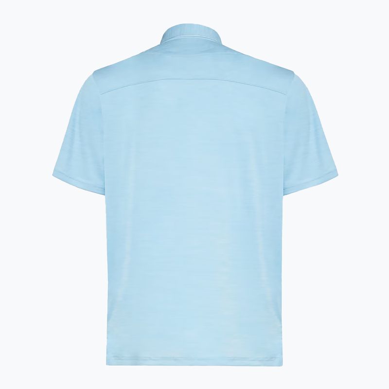 Tricou polo pentru bărbați Oakley Aero Hydrolix albastru FOA403083 10