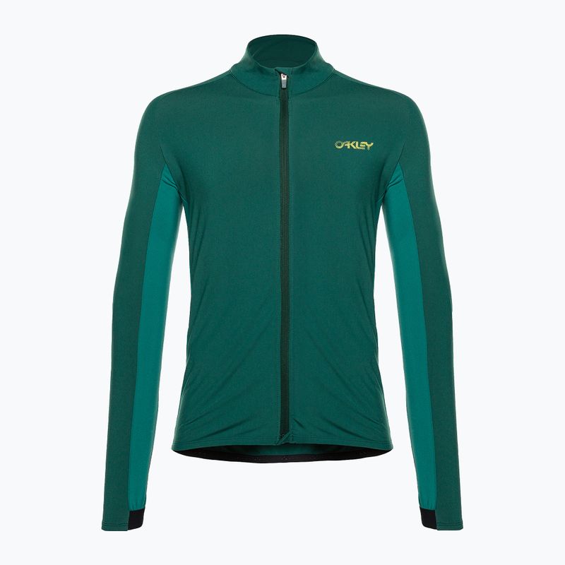 Tricou de ciclism pentru bărbați Oakley Elements Thermal verde FOA403117 9