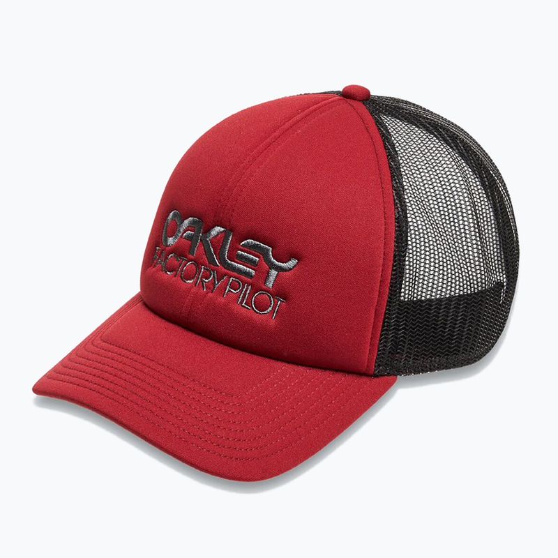 Oakley Factory Pilot Trucker șapcă de baseball pentru bărbați roșu FOS900510 5