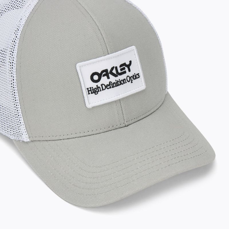 Șapcă pentru bărbați Oakley Oakley B1B Hdo Patch Trucker stone gray 3