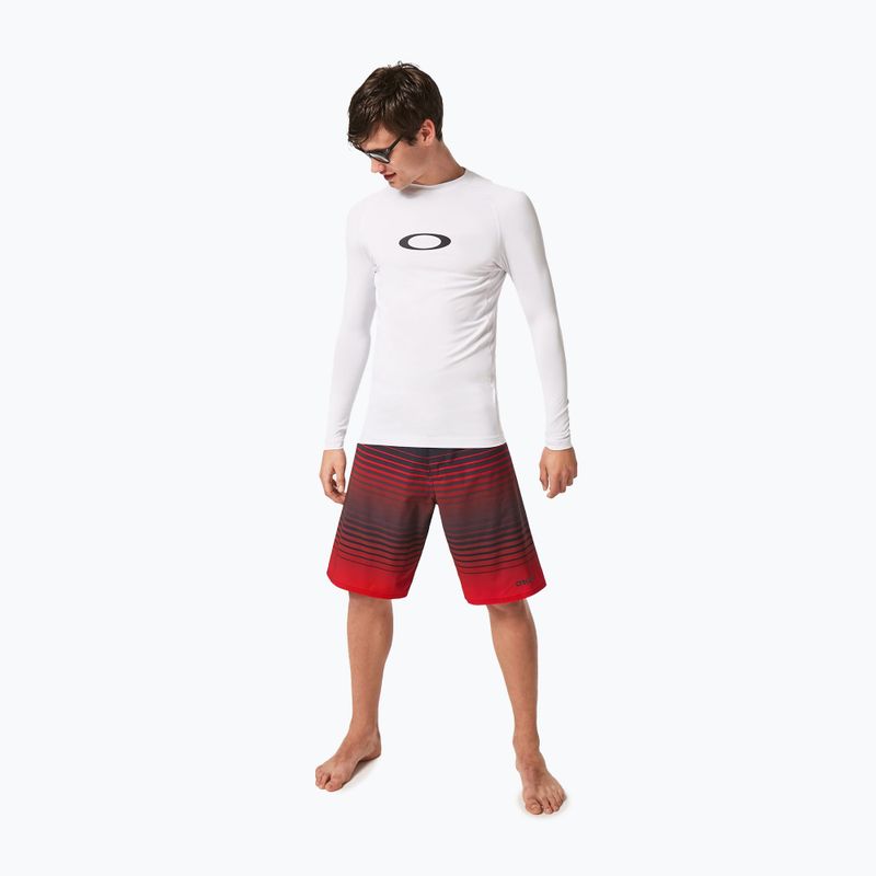Oakley Ellipse Rashguard tricou de înot pentru bărbați alb FOA403767100