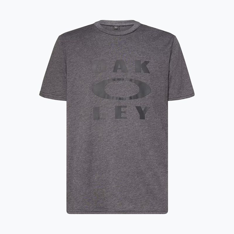 Tricou pentru bărbați Oakley Bark Ellipse Tee dark grey hthr/black