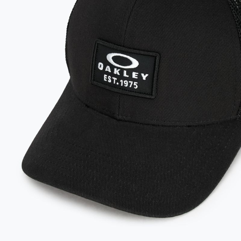 Șapcă pentru bărbați Oakley Patch Trucker blackout 3