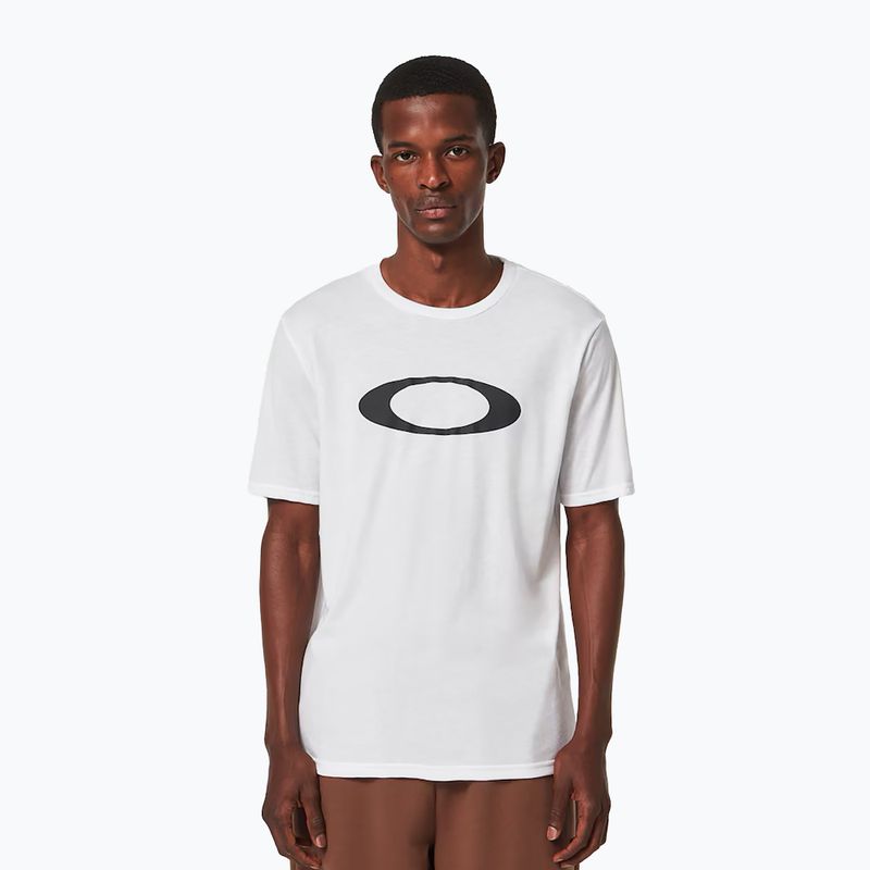 Tricou pentru bărbați Oakley O-Bold Ellipse white/black
