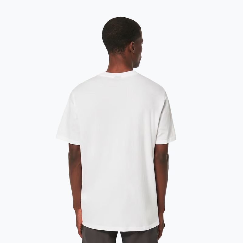 Tricou pentru bărbați Oakley O Bark 2.0 white/black 3