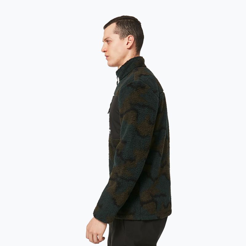 Oakley Mountain Fire Sherpa bluză de snowboard pentru bărbați verde FOA403426 2