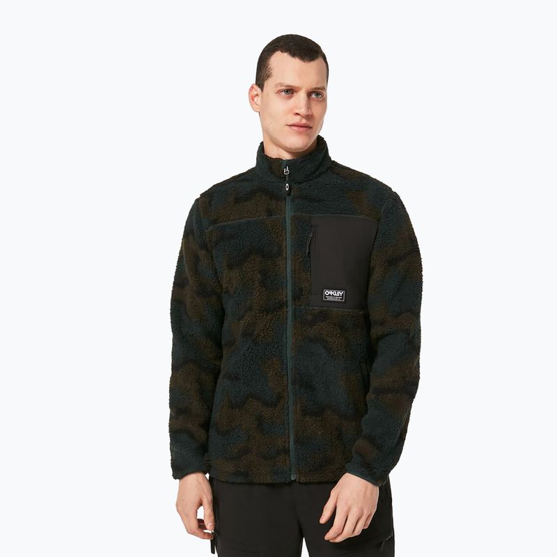 Oakley Mountain Fire Sherpa bluză de snowboard pentru bărbați verde FOA403426