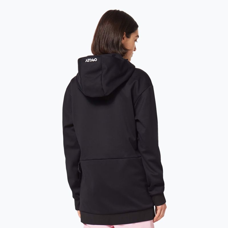 Bluză softshell pentru femei Oakley Park RC Softshell Hoodie blackout 2