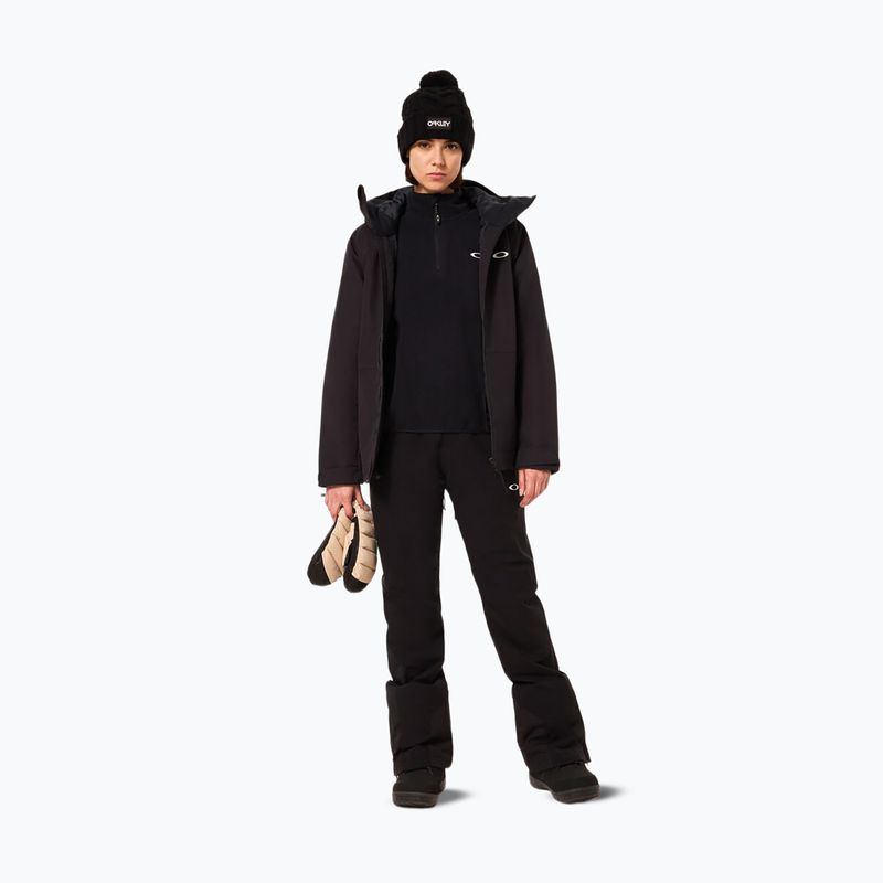 Bluză fleece pentru femei Oakley Maple Ridge 1/2 Zip Fleece blackout 2