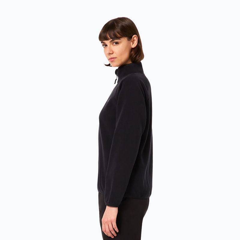 Bluză fleece pentru femei Oakley Maple Ridge 1/2 Zip Fleece blackout 5