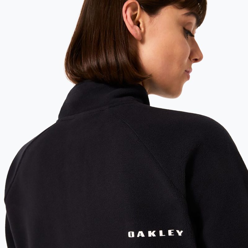 Bluză fleece pentru femei Oakley Maple Ridge 1/2 Zip Fleece blackout 7