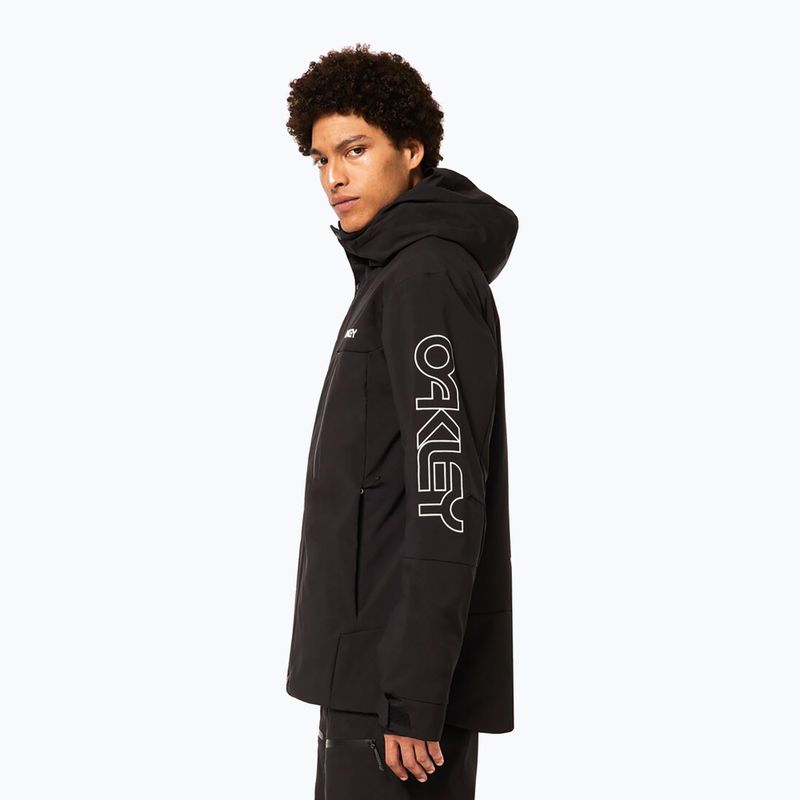 Geacă de snowboard pentru bărbați Oakley TNP TBT Insulated black/white logo 5
