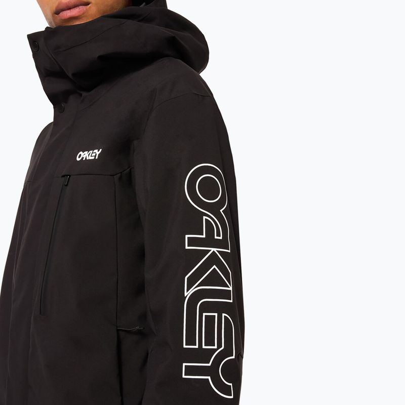 Geacă de snowboard pentru bărbați Oakley TNP TBT Insulated black/white logo 7