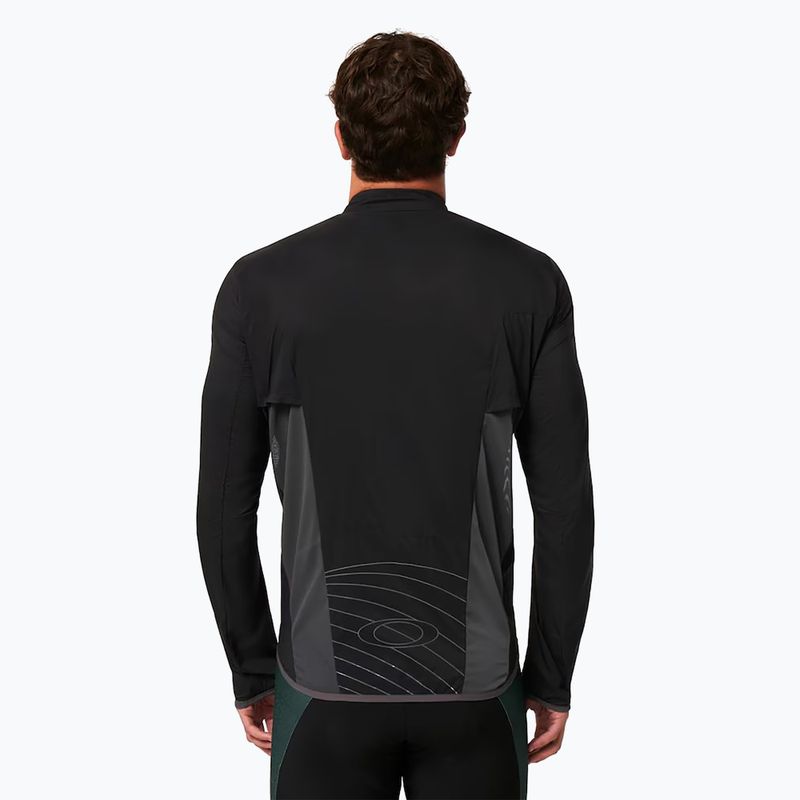 Oakley Endurance Pkbl Wind jachetă de ciclism pentru bărbați negru FOA404387 3